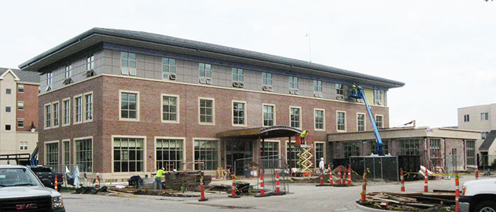 Construction site of Center for wounded Veterans, June 15, 2015